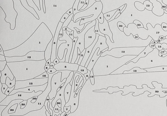 Hold 'Em Cowboy Canvas Board Paint By Number