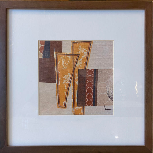 Framed Vintage Fabric Print