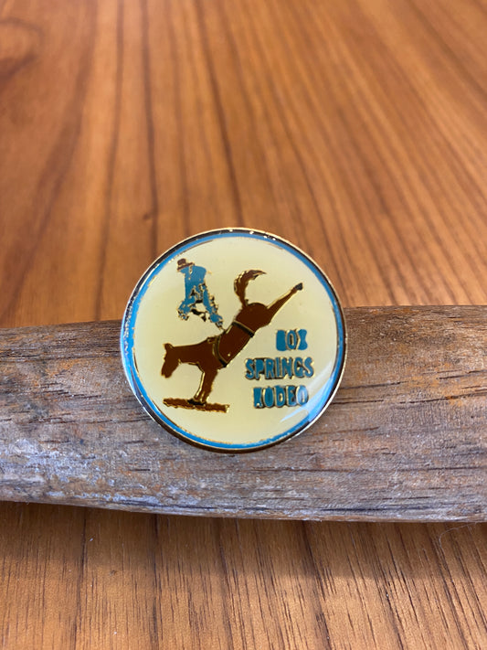 Vintage Box Springs Rodeo Pin