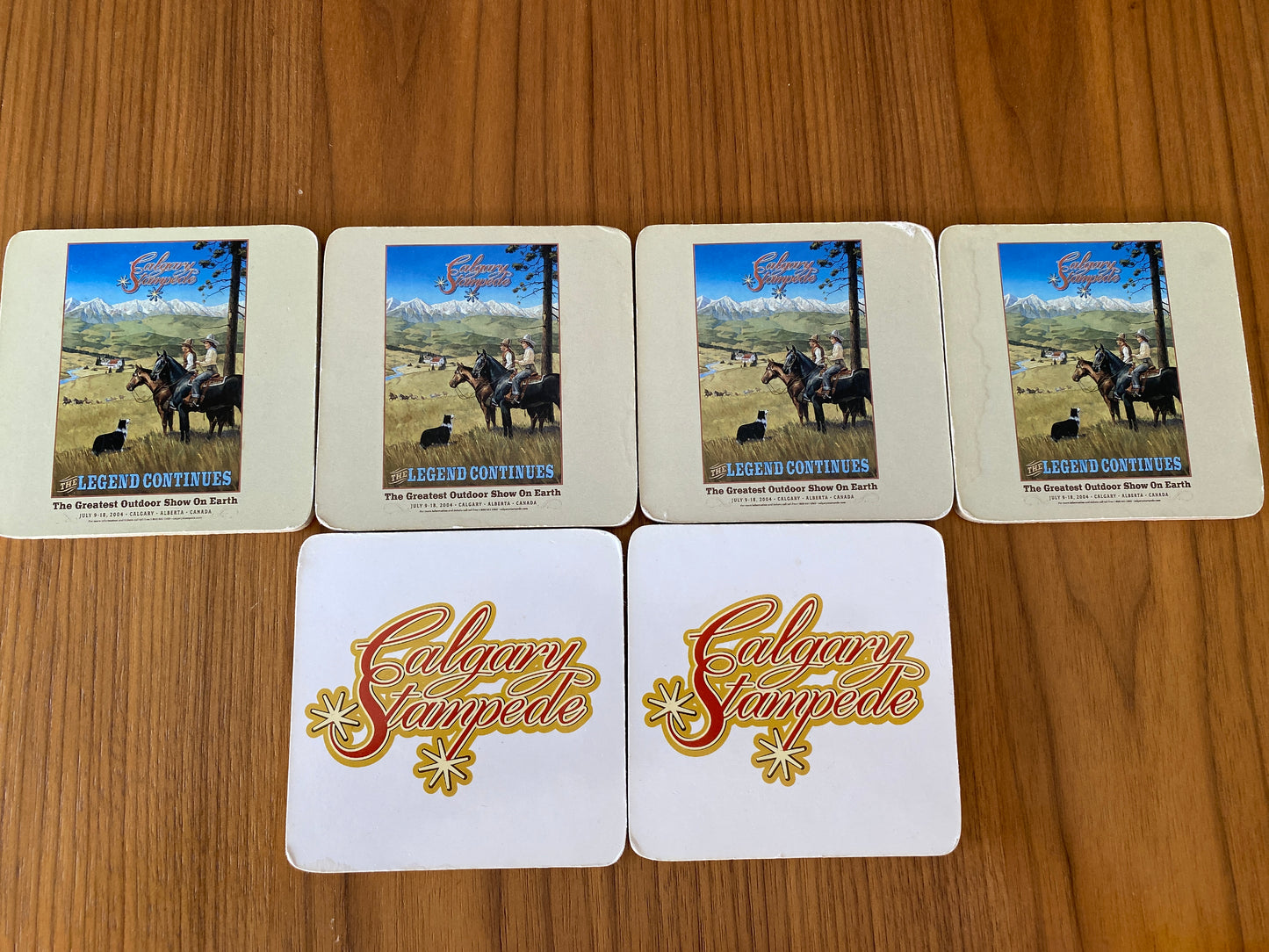 2004 Calgary Stampede Coasters Set of 6