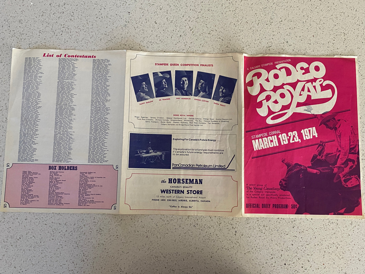 1974 Rodeo Royale Pamphlet