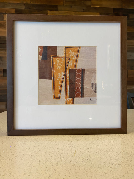 Framed Vintage Fabric Print