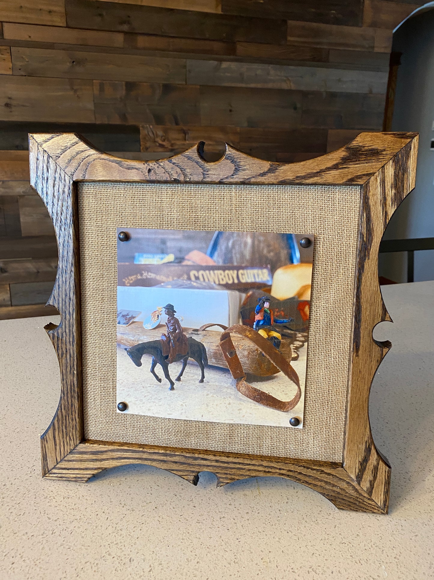 Framed Cowpoke on Pony Print