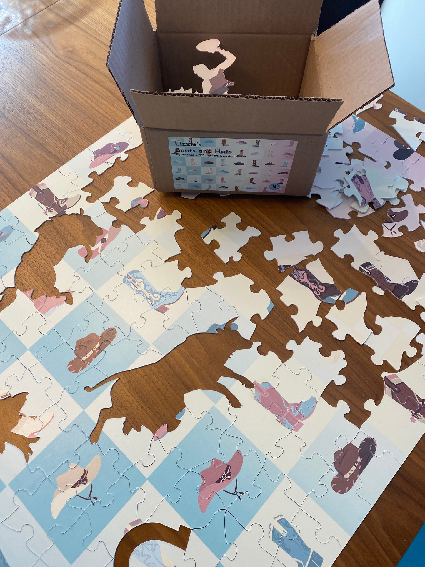 Lizzie's Boots and Hats Jigsaw Puzzle