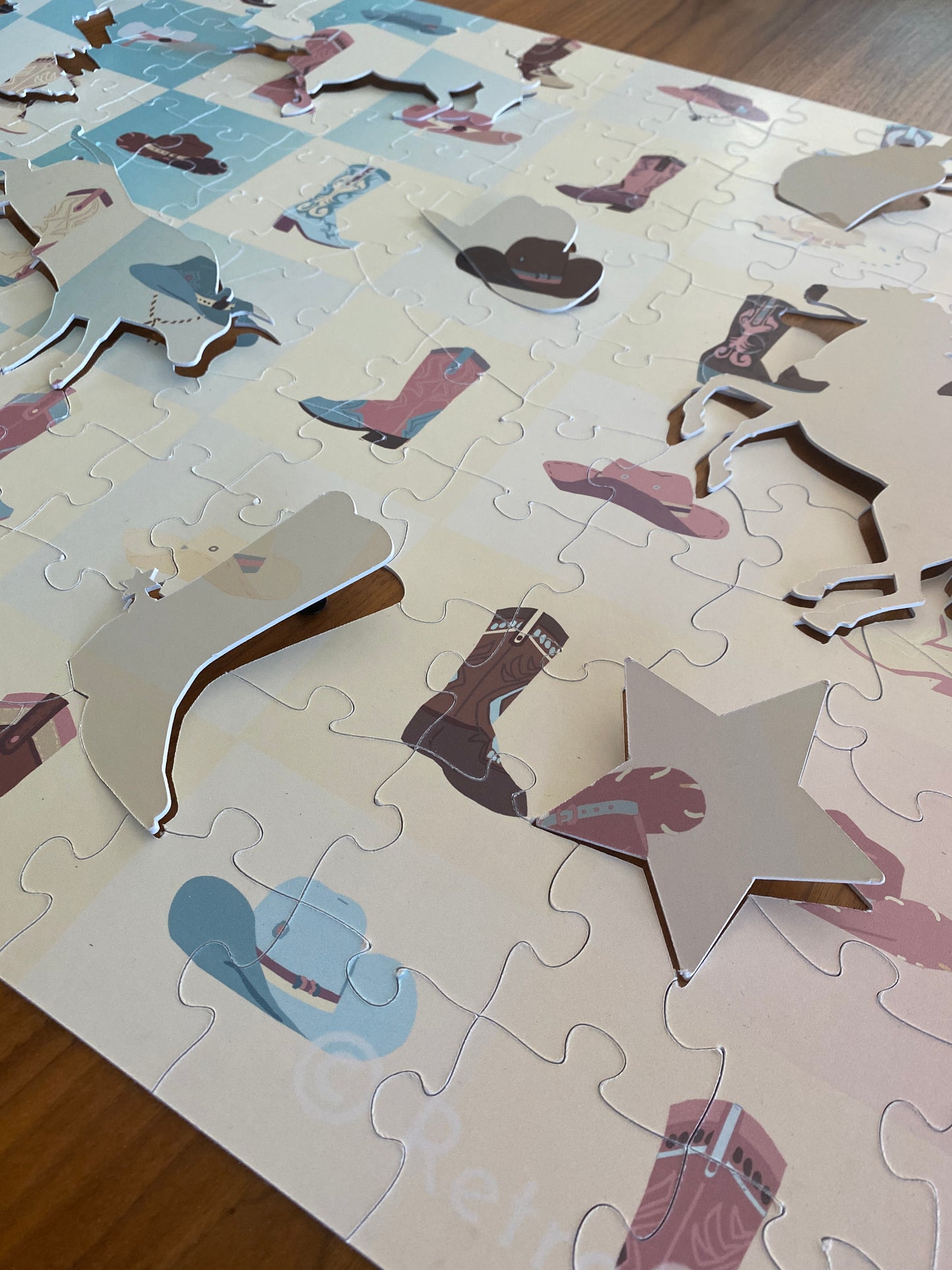 Lizzie's Boots and Hats Jigsaw Puzzle