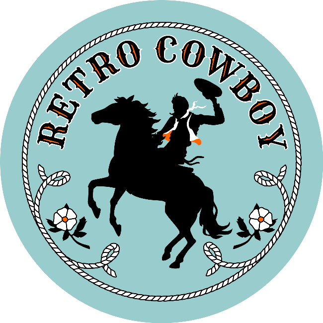 Retro Cowboy Logo T